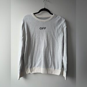 Off-White Crewneck Sweater - White